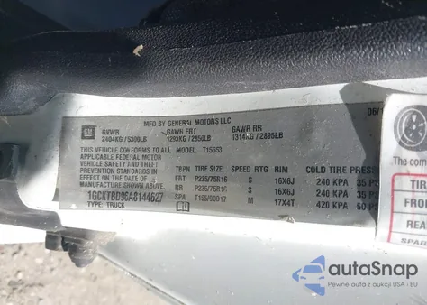 2010 Chevrolet Colorado Work Truck из США, поврежденный, VIN 1GCKTBD96A8144627